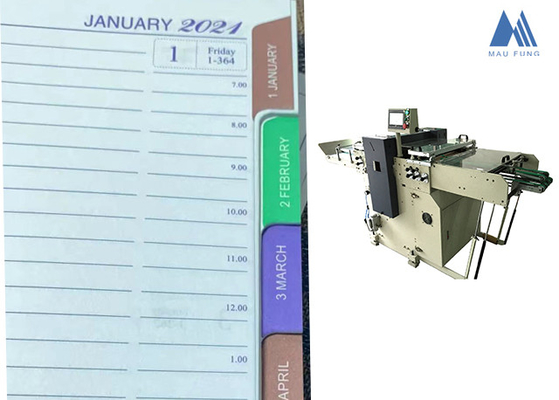 เครื่องเจาะรูกระดาษทำดัชนีสมุดบันทึกอัตโนมัติเต็มรูปแบบ MF-PBM350