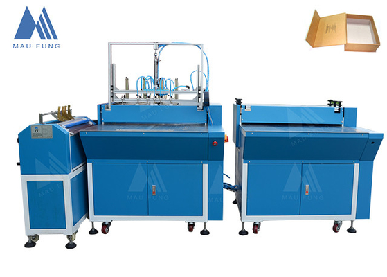 สองสถานี 360 PCS / H 780 * 430mm กระดาษกล่องทําเครื่อง Case Maker เครื่อง