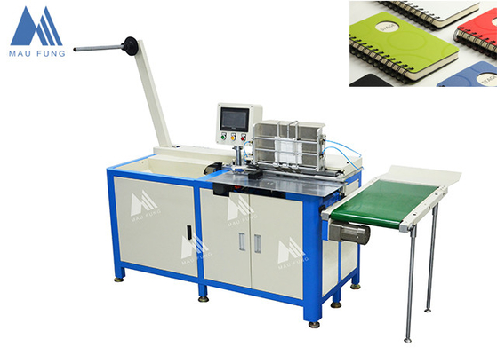 เครื่องเข้าเล่มแบบกึ่งอัตโนมัติ Maufung Semi Auto A5 Double Loop Twin Coil Notebook Wire O Binding Machine MF-SDM520