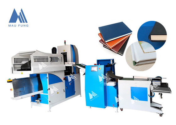 Maufung Auto Hardcover Book Casing In Line Notebook Binding Machine สําหรับเครื่องผูกหนังสือขนาด A4 ความหนา 60 มม.