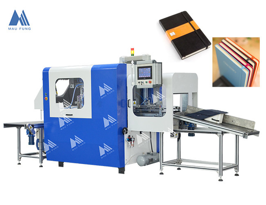 ขนาด A4 Full Auto Hard Case Elastic Band Inserting Machine เครื่องผูกหนังสือปกแข็ง เครื่องผูกหนังสือ MF-FEM450