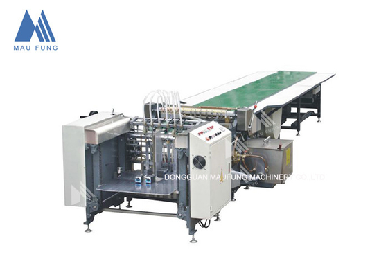 ความกว้าง 600 มม อัตโนมัติกระดาษอาหาร กล่องแข็งกระดาษเครื่องติด MF-SJ650A