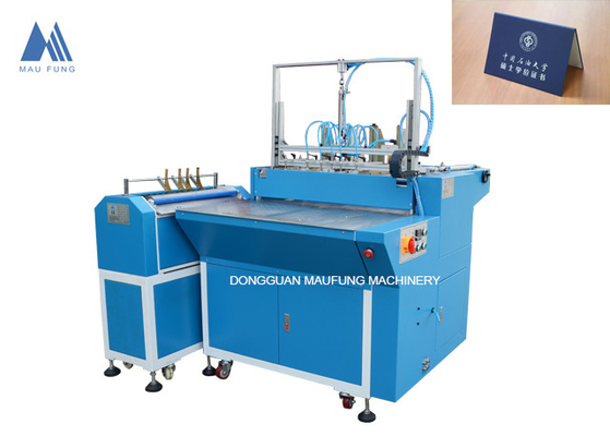 เครื่องทํากรอบใบประกาศนียบัตรปริญญา Semi Auto, Hardback Hardbound Machine สําหรับหนังสือปกแข็ง MF-SCM500A
