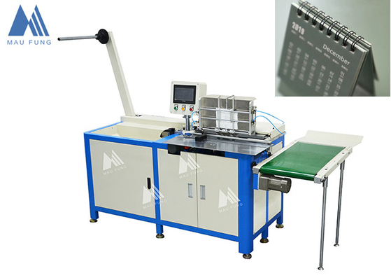 จีน Semi Auto Twin Loop Wire Binding Machine สําหรับ Notebook เครื่องผูกสาย MF-SDM520