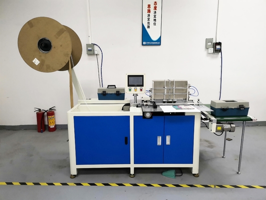 A4 โน๊ตบุ๊ค Semi Auto Double Twin Wire Binding Machine MF-SDM520 เครื่องผูกสายไฟฟ้า