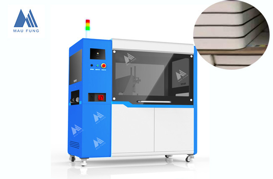 เครื่องตัดมุมโค้งสมุดโน๊ตหนังแบบหัวคู่ อัตโนมัติเต็มรูปแบบ MF-ACM380