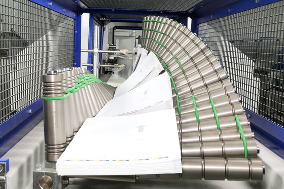 อัจฉริยะ Book Spine Gluing Line ((ขนาดสลับปุ่มเดียวสําหรับอุปกรณ์ทั้งหมด)