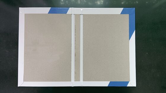 เครื่องห่อกระดาษแข็งสีเทาสำหรับสถานีคู่สำหรับเครื่องทำเคสหนังสือ MF-SCM500A2