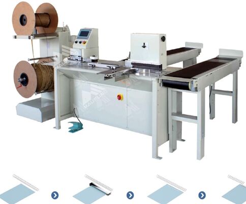 เครื่องเข้าเล่มแบบขดลวดคู่ CE 25 เล่ม/นาที รุ่น MF-SDM360